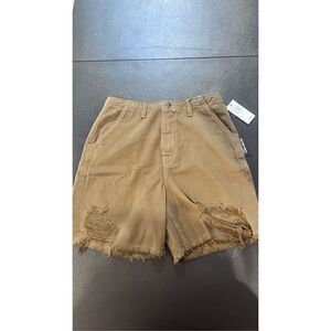 EARNEST SEWN. NEW YORK MILITARY OLIVE HI-RISE SHORTS SZ 30 P1-27 NEW